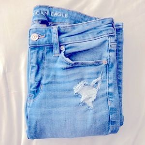 American eagle outfitters High waisted skinny flared jeans